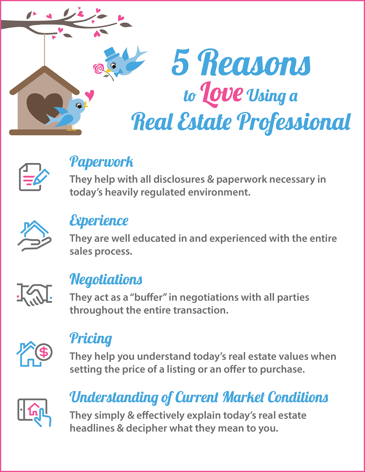5 Reasons to Love Using a Real Estate Professional | Keeping Current Matters