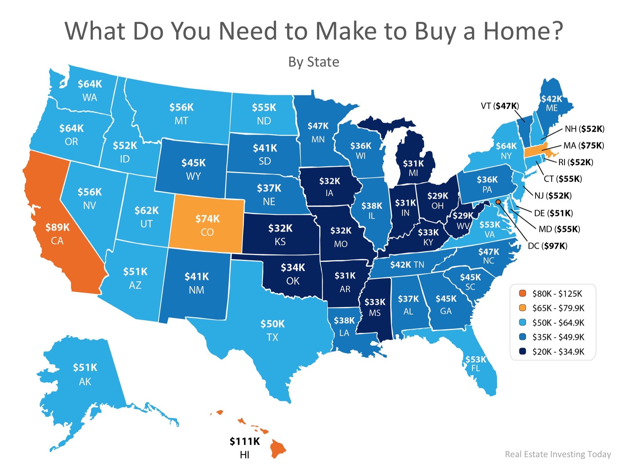 How Much Do You Need to Make to Buy a Home in Your State? | Simplifying The Market